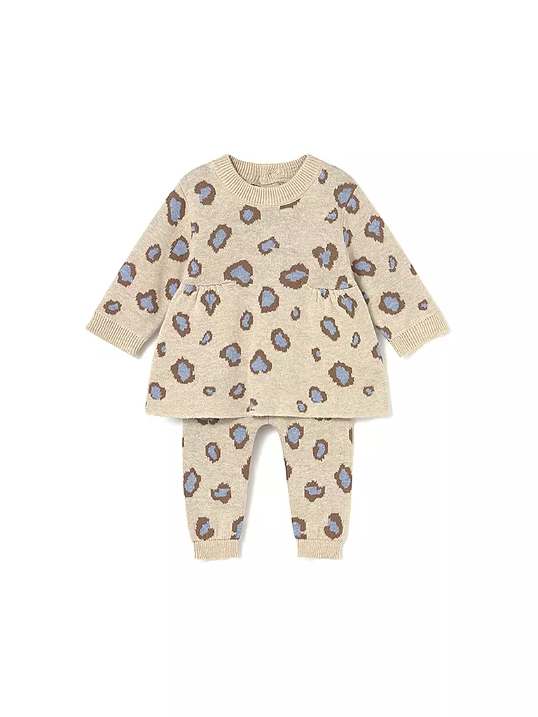 MAYORAL | Ensemble bébé 2 pièces robe et pantalon | beige