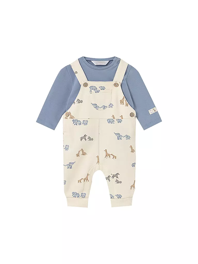 MAYORAL | Ensemble bébé 2 pièces T-shirt à manches longues et salopette | beige