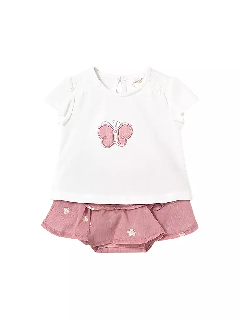 MAYORAL | Ensemble bébé 2 pièces T-shirt et jupe | rosa