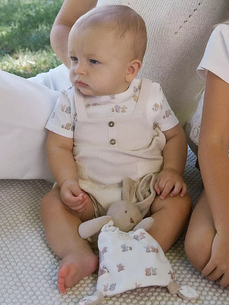 MAYORAL | Ensemble bébé 2 pièces T-shirt et salopette | creme