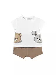 MAYORAL | Ensemble bébé 2 pièces T-shirt et short | Marron