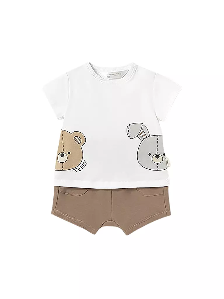 MAYORAL | Ensemble bébé 2 pièces T-shirt et short | braun