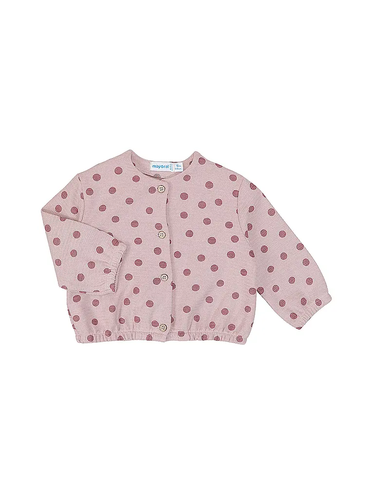 MAYORAL | Ensemble bébé 3 pièces : veste, t-shirt à manches longues et leggings | rosa