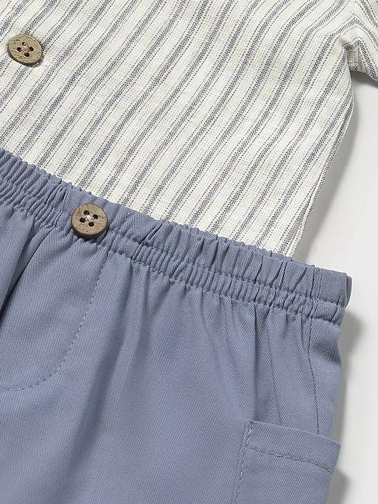 MAYORAL | Ensemble bébé 3 pièces chemise, T-shirt et short | 
