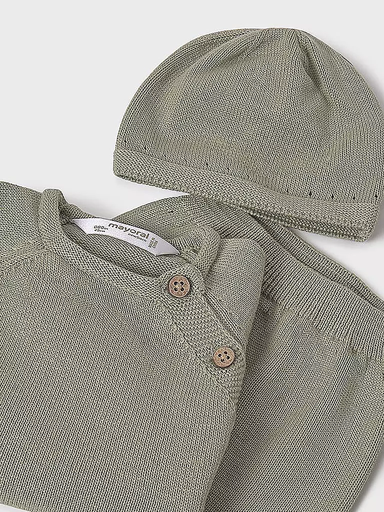 MAYORAL | Ensemble bébé 3 pièces pull, pantalon et bonnet | 