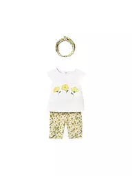 MAYORAL | Ensemble bébé 3 pièces T-shirt, cardigan et leggings | Jaune