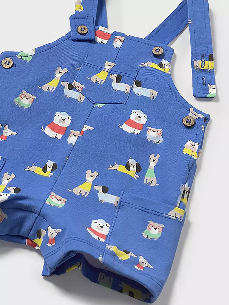 MAYORAL | Ensemble bébé 3 pièces T-shirt, salopette et chapeau | 