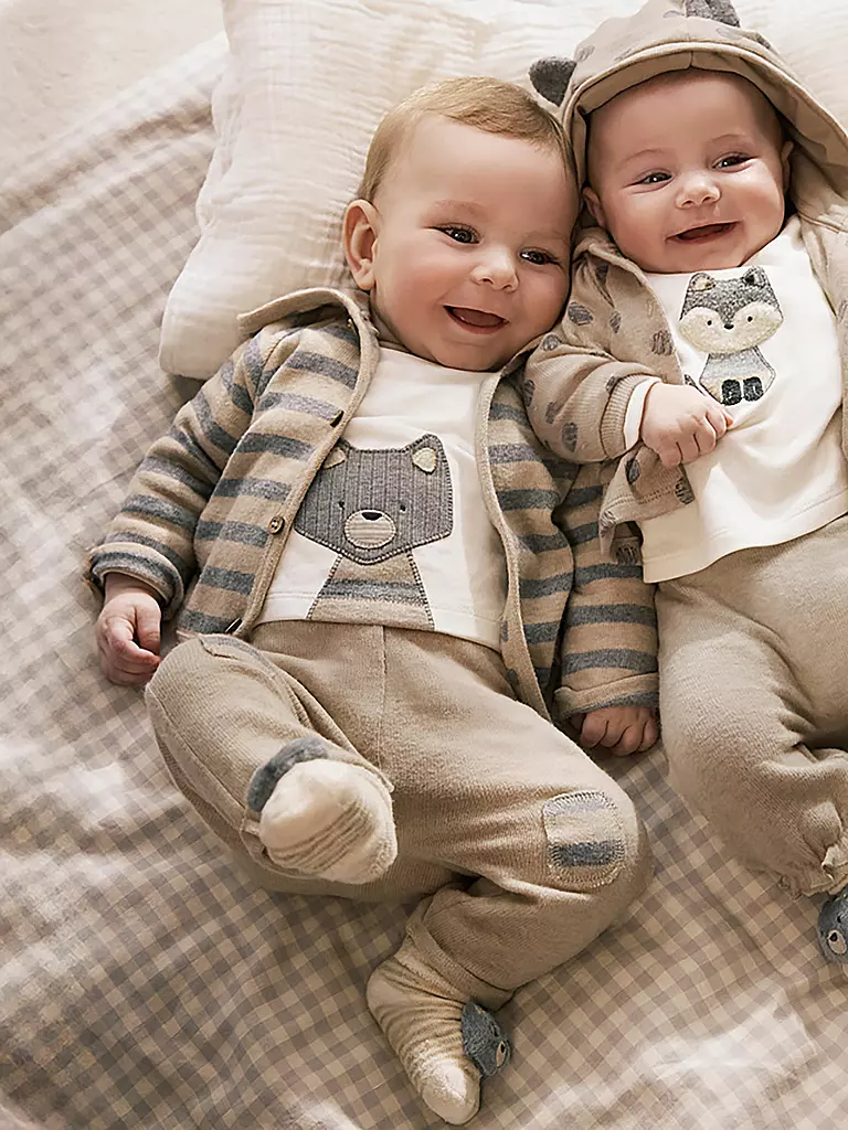 MAYORAL | Ensemble bébé 3 pièces veste, t-shirt à manches longues et pantalon | 