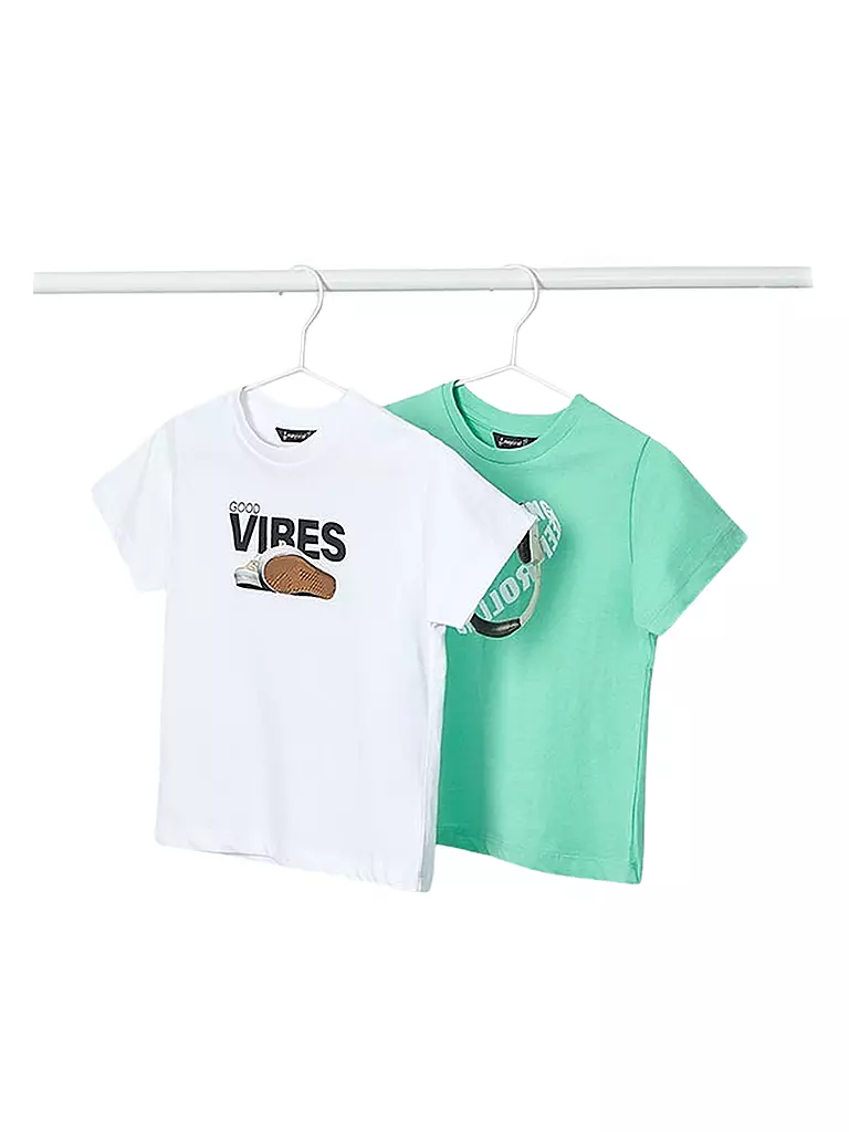 MAYORAL | Ensemble de 2 T-shirts pour garçon | hellgrün