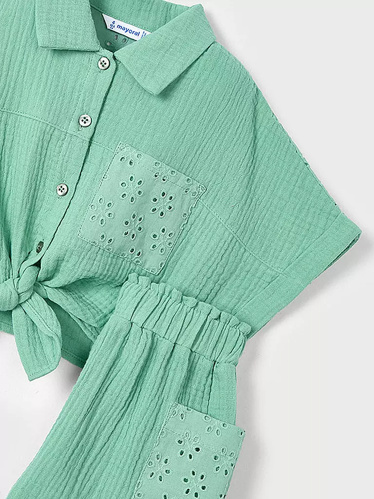 MAYORAL | Ensemble fille 2 pièces chemisier et short | 
