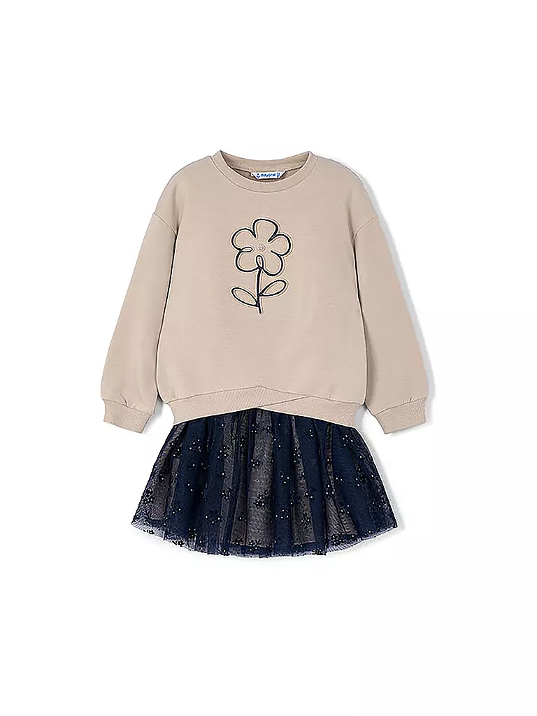 MAYORAL | Ensemble fille 2 pièces pull et jupe | dunkelblau