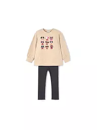MAYORAL | Ensemble fille 2 pièces pull et leggings | Beige