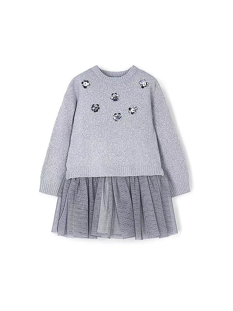 MAYORAL | Ensemble fille 2 pièces pull et robe | Gris