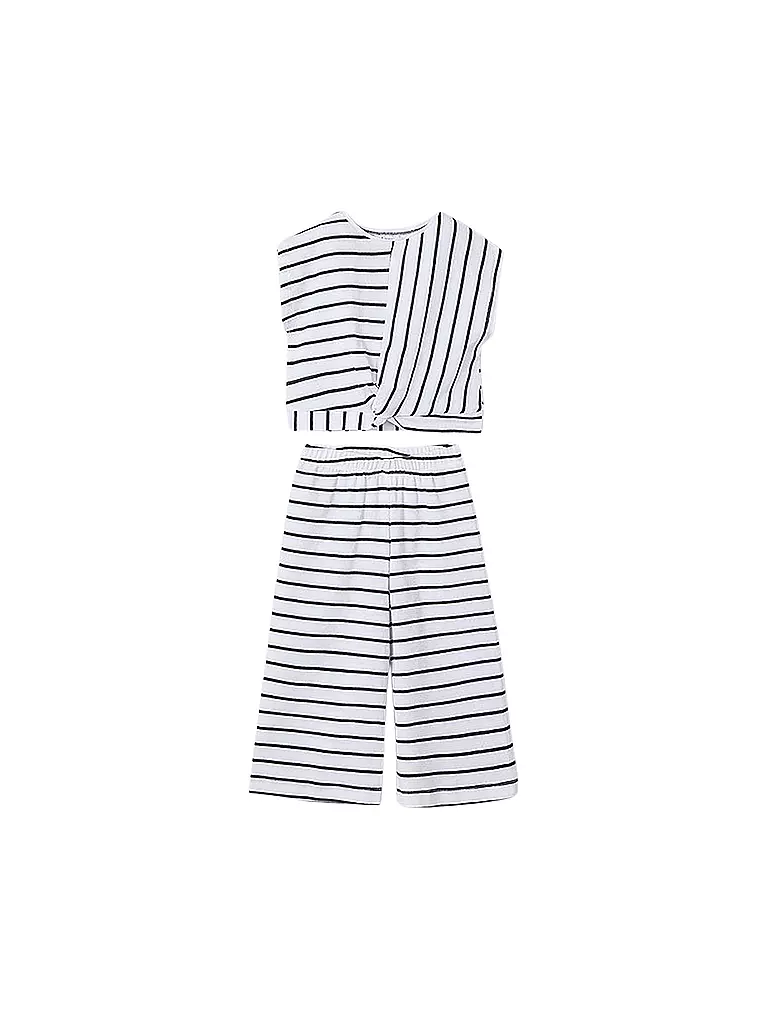 MAYORAL | Ensemble fille 2 pièces T-shirt et pantalon | Crème