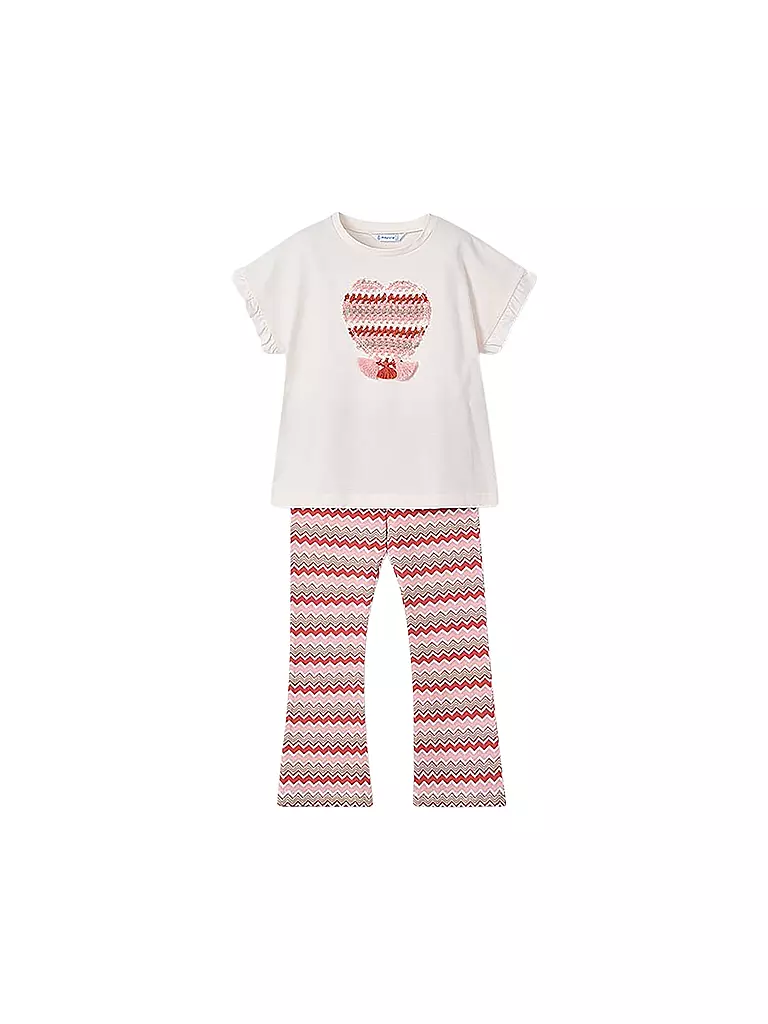MAYORAL | Ensemble fille 2 pièces T-shirt et pantalon | koralle