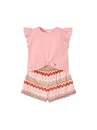 MAYORAL | Ensemble fille 2 pièces T-shirt et short | Corail