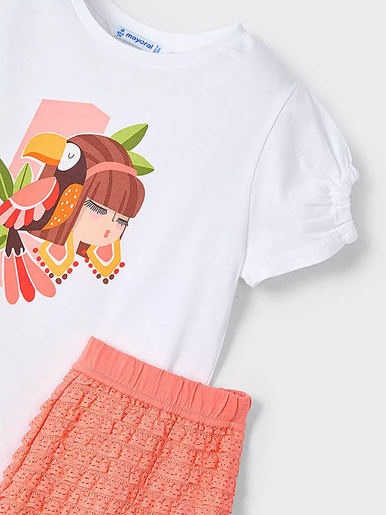 MAYORAL | Ensemble fille 2 pièces T-shirt et short | 