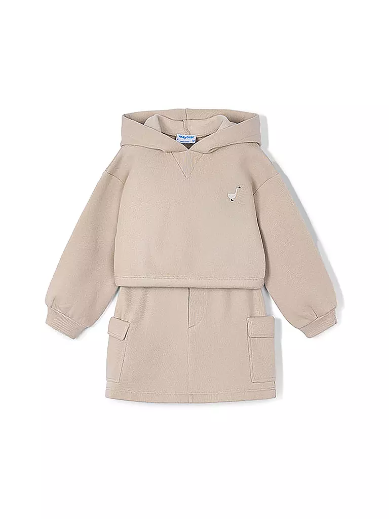 MAYORAL | Ensemble fille pull et jupe | beige