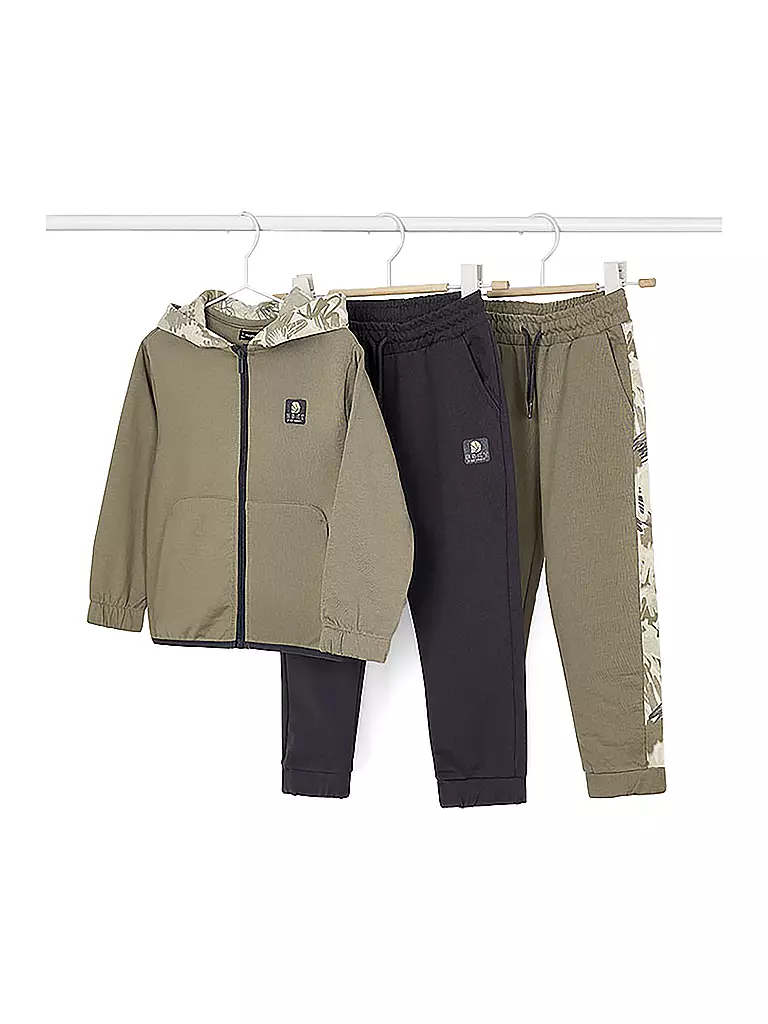 MAYORAL | Ensemble garçon 3 pièces veste de survêtement et pantalon de jogging | grau