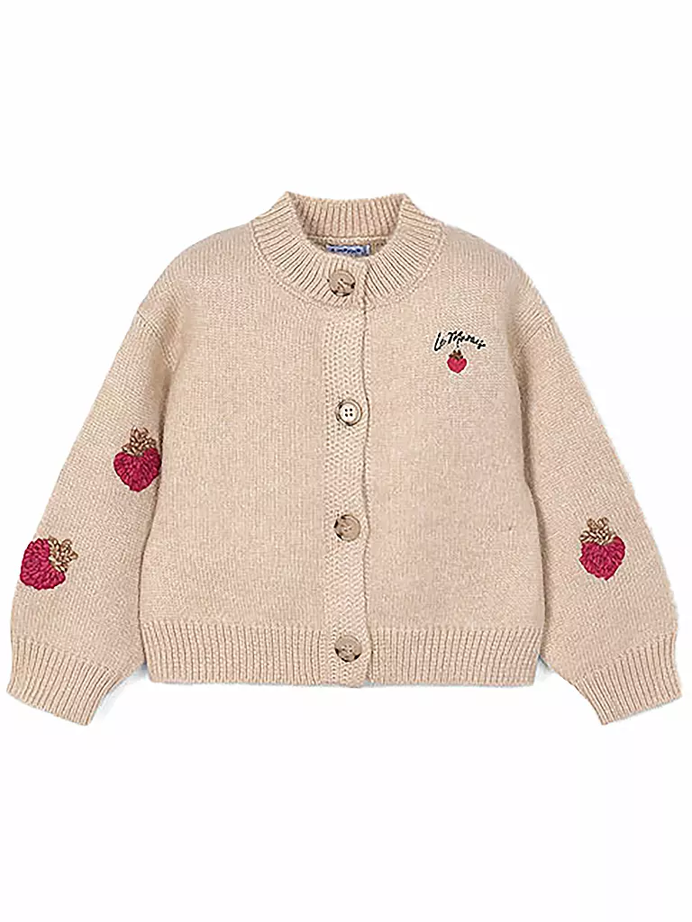 MAYORAL | Gilet en tricot pour fille | beige