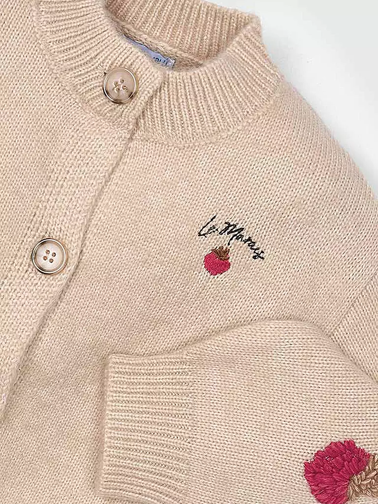 MAYORAL | Gilet en tricot pour fille | beige