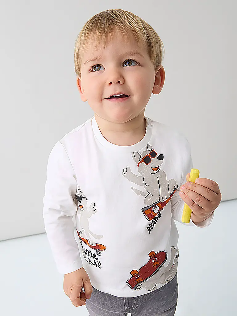 MAYORAL | Langarmshirt pour bébé | Blanc