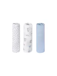 MAYORAL | Lange à langer en tissu pour bébé - Lot de 3 h.bleu | Bleu clair