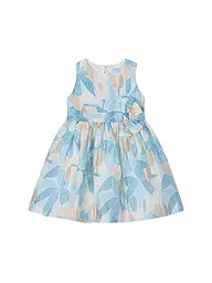 MAYORAL | Robe en lin pour fille | Bleu clair