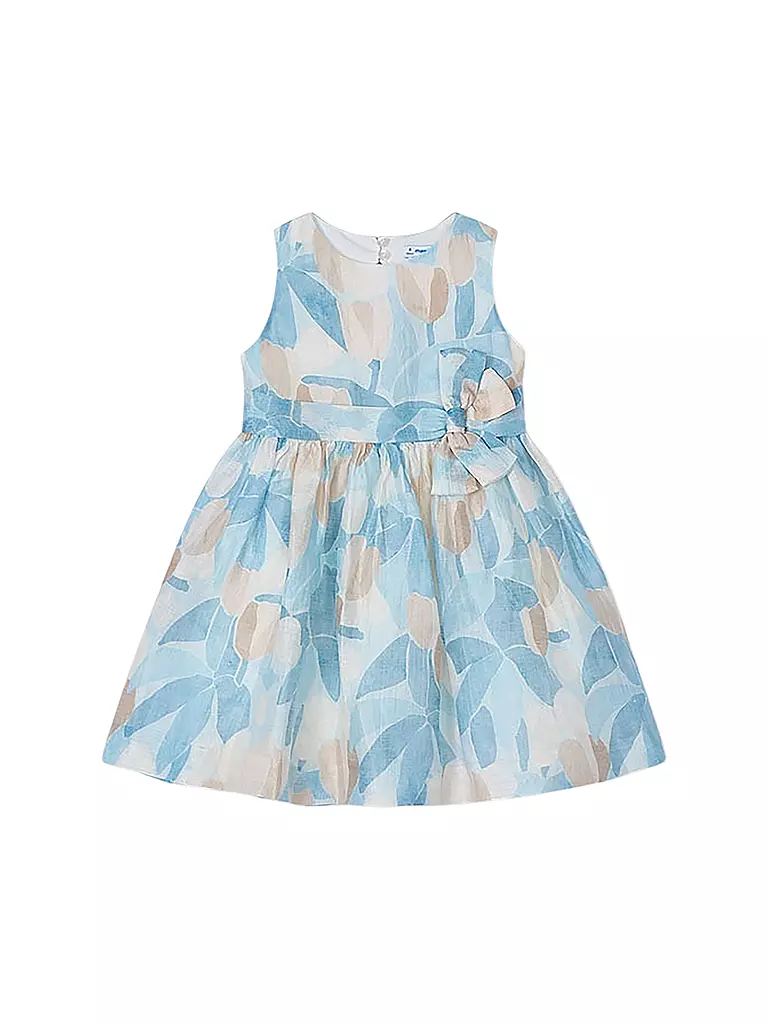 MAYORAL | Robe en lin pour fille | hellblau