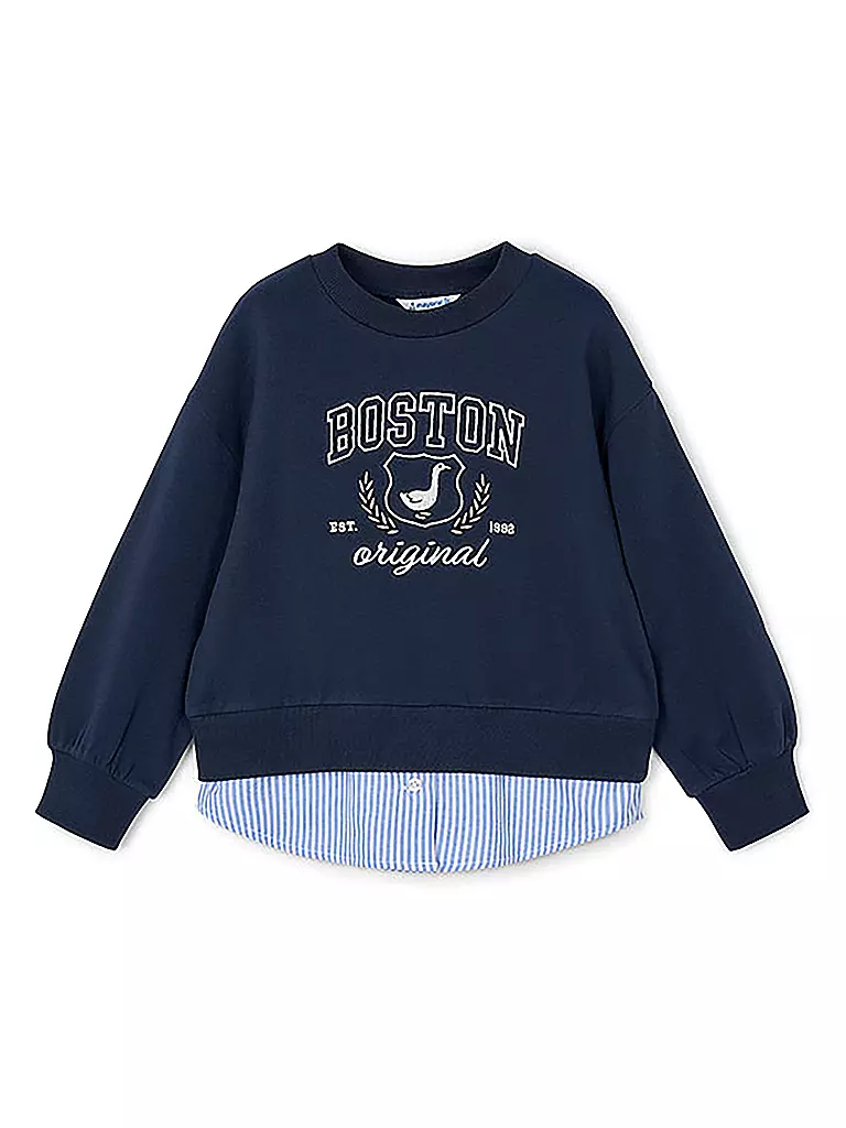 MAYORAL | Sweat-shirt fille | Bleu foncé