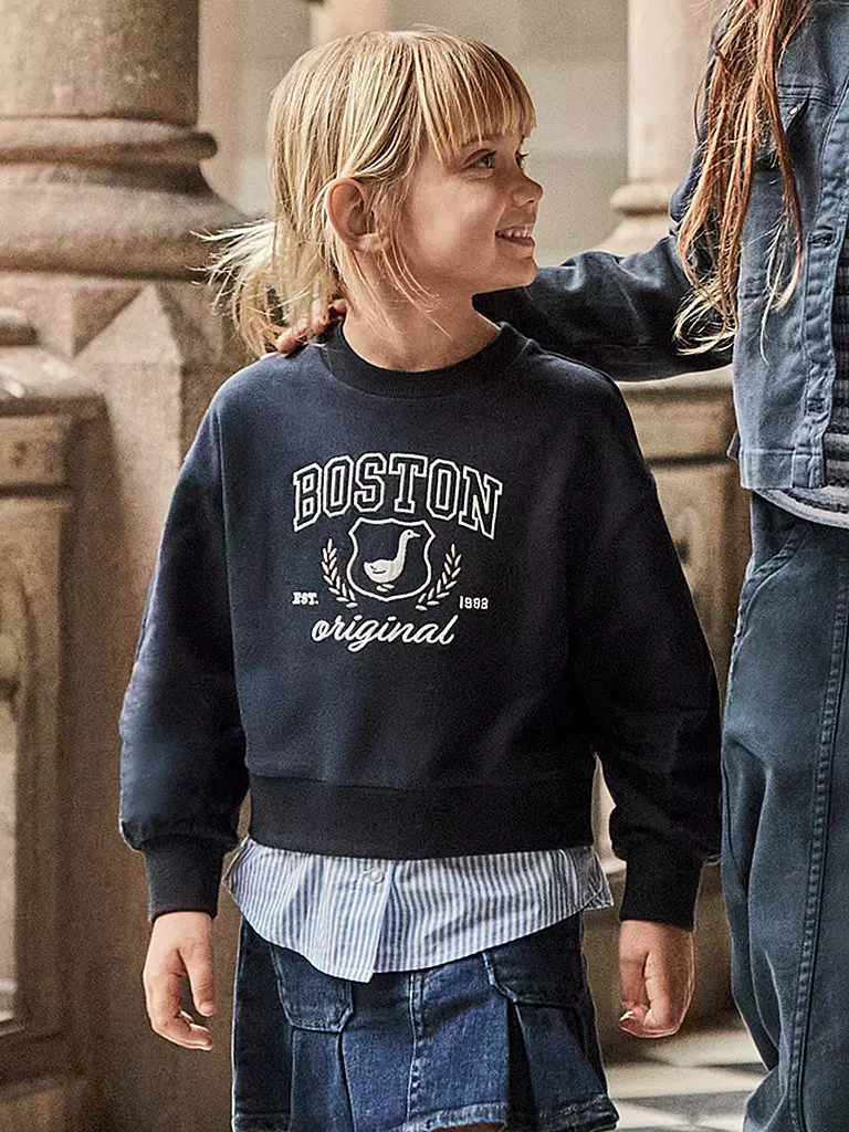 MAYORAL | Sweat-shirt fille | Bleu foncé