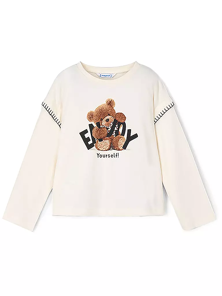 MAYORAL | T-shirt à manches longues pour fille | weiss