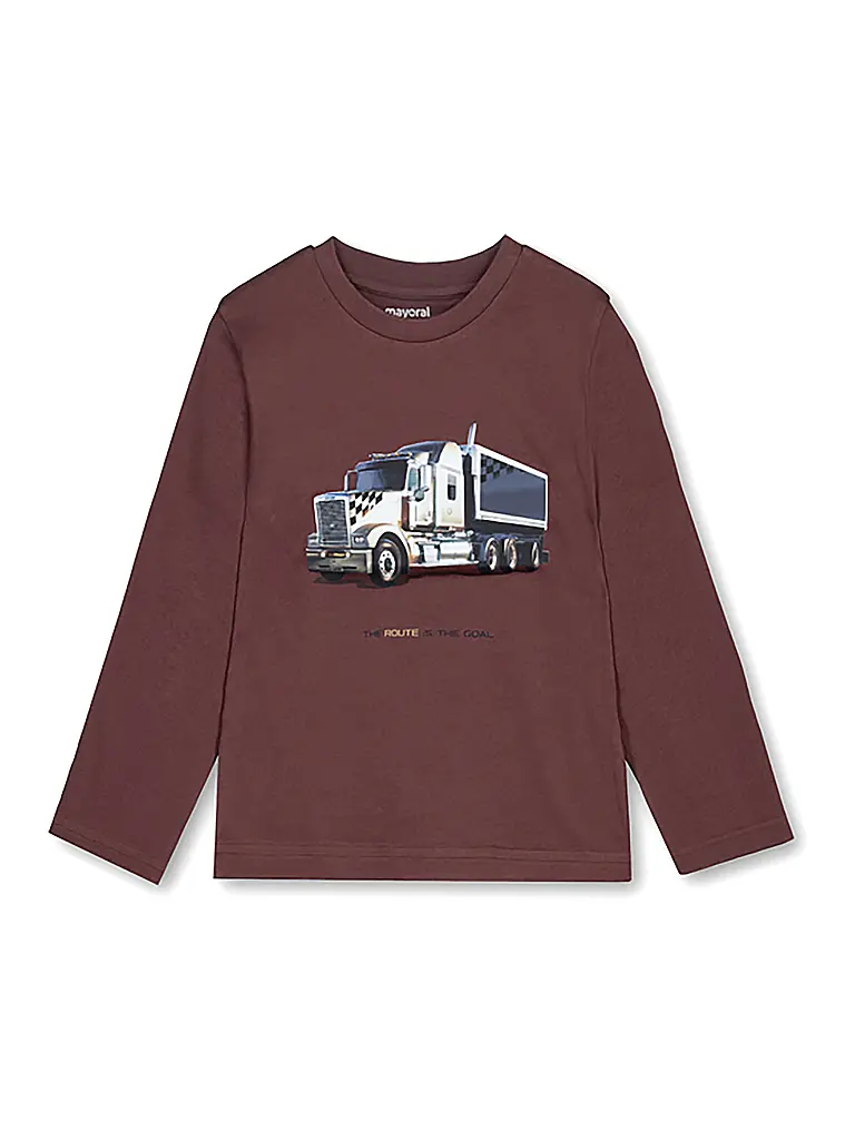 MAYORAL | T-shirt à manches longues pour garçon | dunkelrot