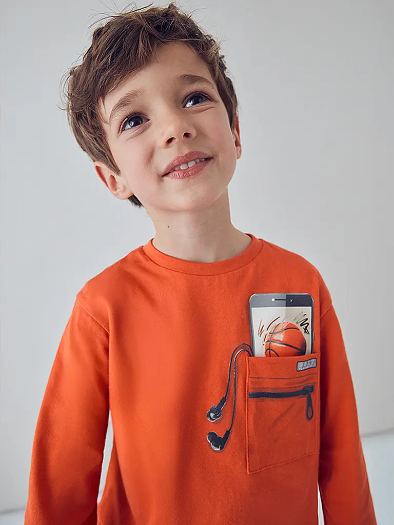 MAYORAL | T-shirt à manches longues pour garçon | orange