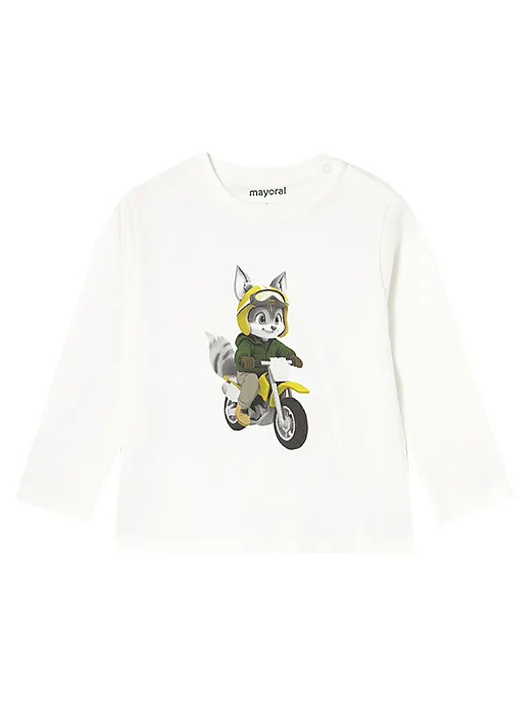 MAYORAL | T-shirt bébé à manches longues | Blanc