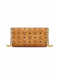 MCM | Étui de téléphone avec porte-cartes Visetos | Marron