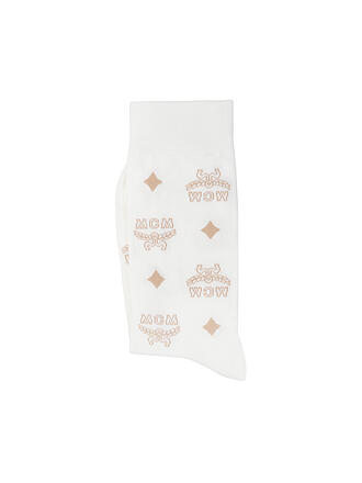 MCM | Nom du produit: Chaussettes blanc/beige
Marque: MCM
Couleur: beige
Catégories: Mode,Femme

Matériel: Coton,Polyester / Polyamide,Stretch
Motif: Logo