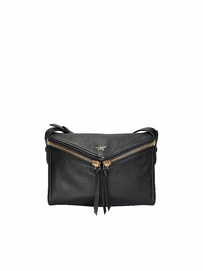 Sac en cuir - Sac bandoulière DIAMOND 3D Small noir