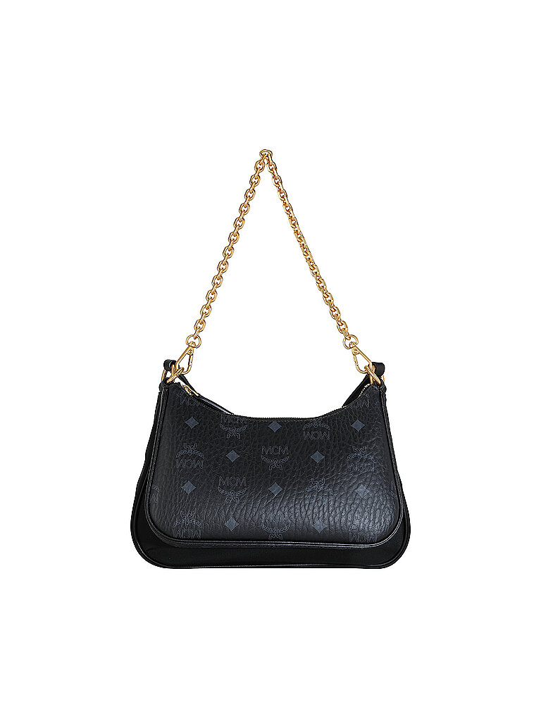 MCM Aren Small Hobo Bag Black 3
