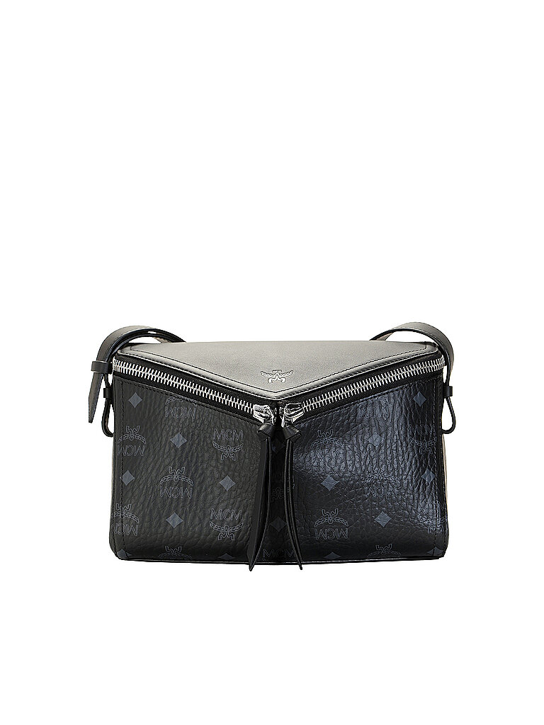 MCM Diamant Small Shoulder Bag Black 4
