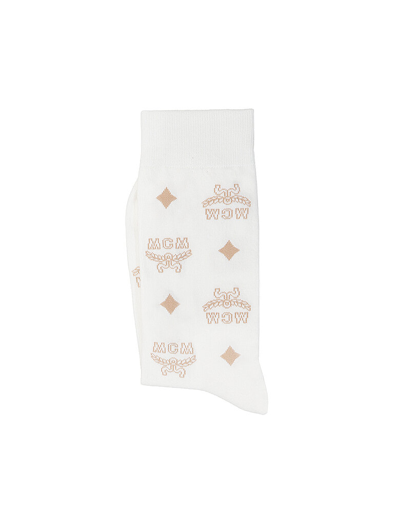 Nom du produit: Chaussettes blanc/beige beige S/M