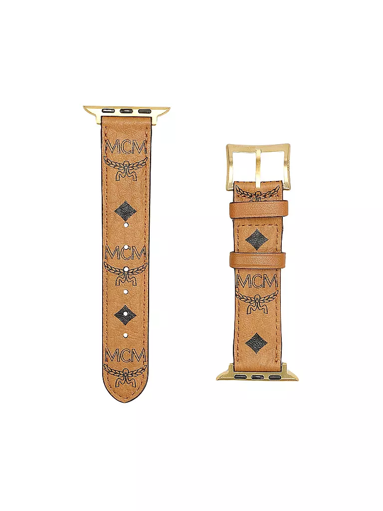 MCM | Bracelet pour Apple Watch OTTOMAR 42mm | braun