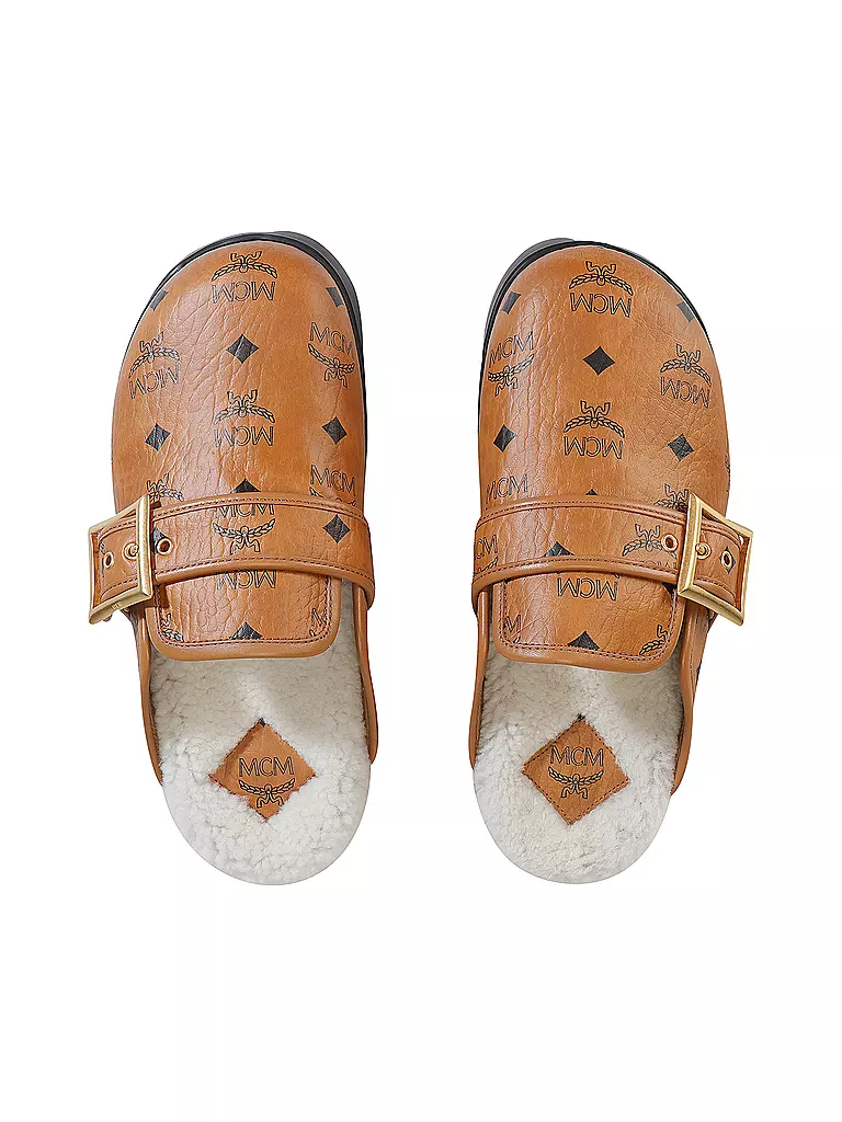 MCM | Chaussures en cuir - Mules | braun