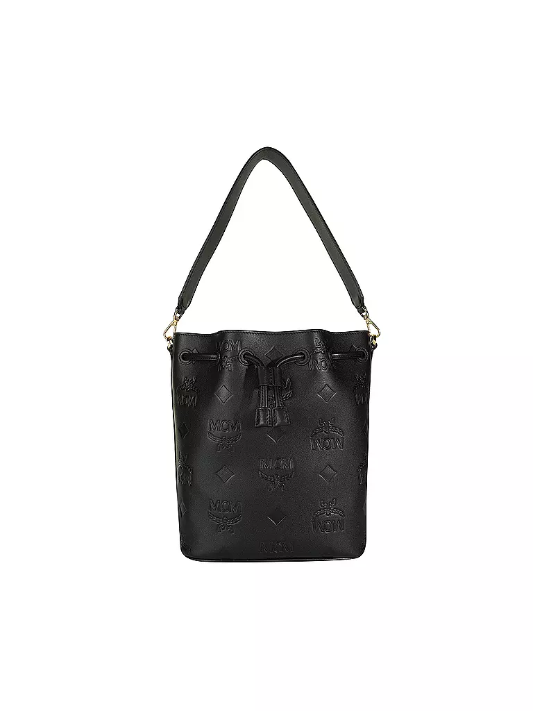 MCM | Ledertasche - Bucket Bag DESSAU Medium  | Noir