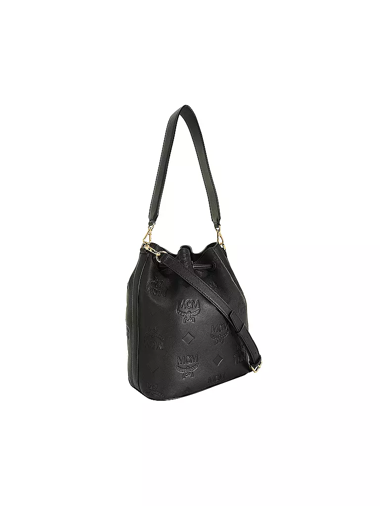 MCM | Ledertasche - Bucket Bag DESSAU Medium  | Noir