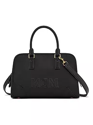 MCM | Ledertasche - Henkeltasche AREN BOSTON  Medium  | Noir