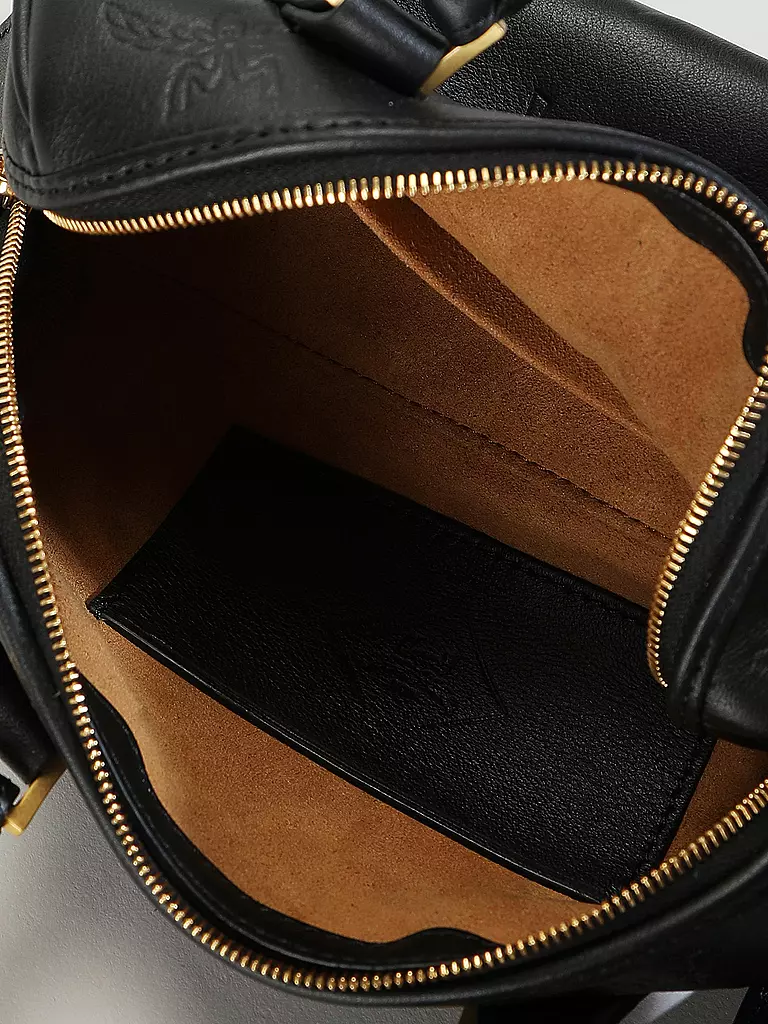 MCM | Ledertasche - Henkeltasche ELLA Small | Noir