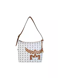 MCM | Ledertasche - Hobo AREN Large  | Blanc