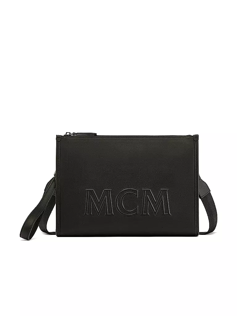 MCM | Ledertasche - Umhängetasche AREN Large | Noir