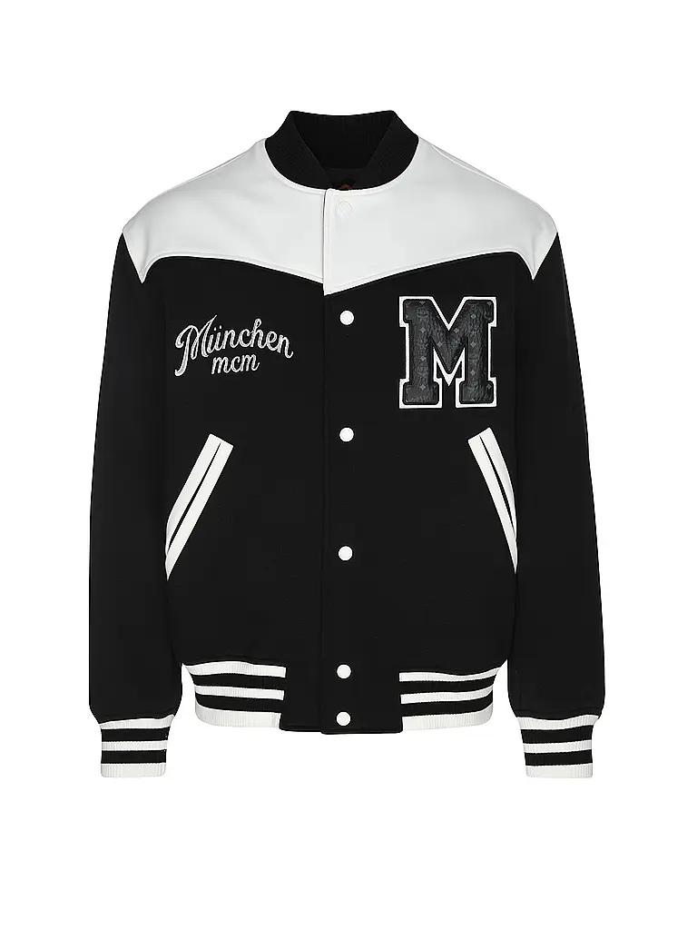 MCM | Nom du produit: Blouson COL PONTE VARSITY | Noir